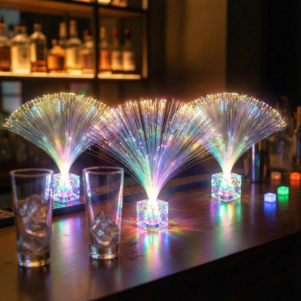 Amylove romantic atmosphere lights add soft, color-shifting ambience to dinners