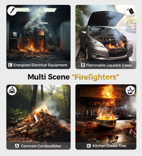 AmzBoom 3-pack on car console for on-the-go protection and readiness