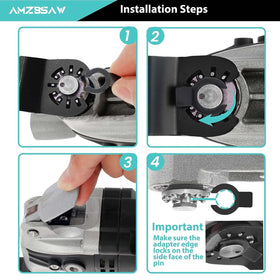 AMZBSAW adapters pack for tool compatibility.