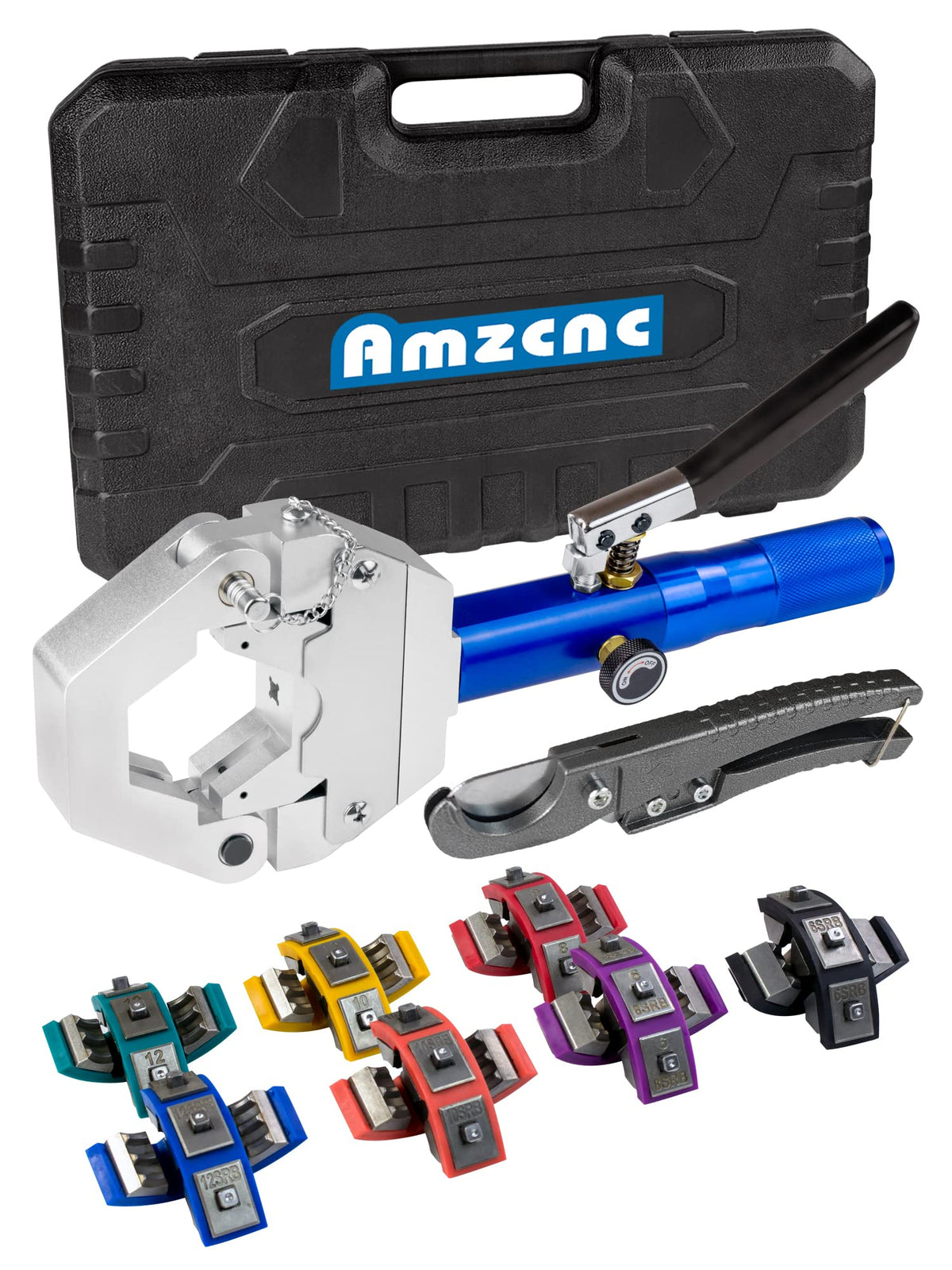 AMZCNC 71500 hose crimper kit for portable field repairs.