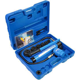 AMZCNC die assembly with six die sets enables fast conduit sizing.