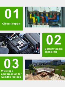 AMZCNC nine-die set covers 12 AWG to 2-0 AWG