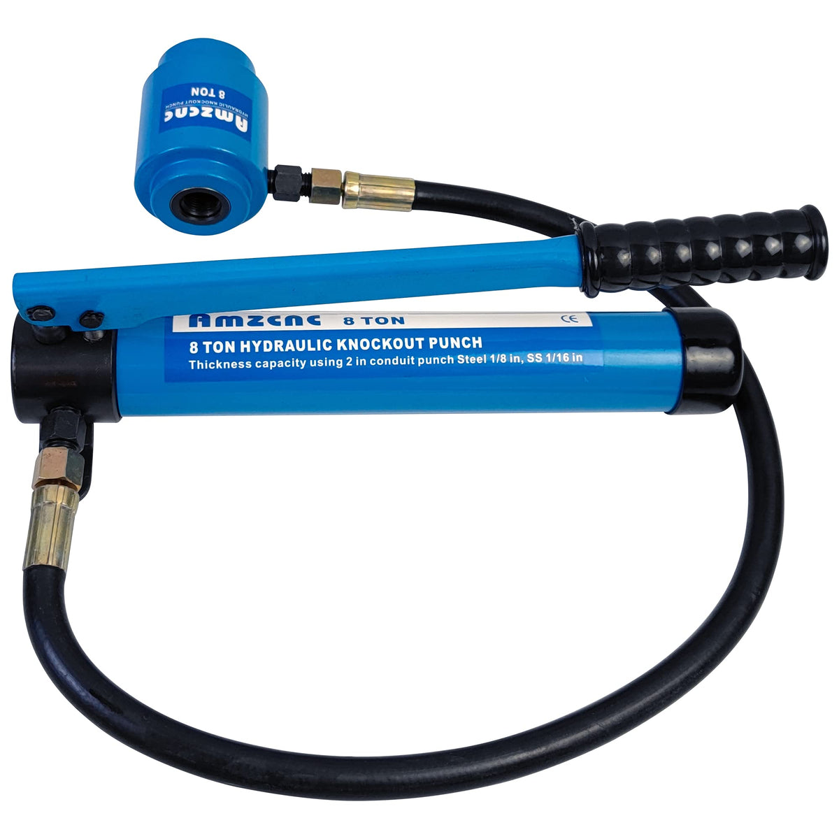 AMZCNC punches steel, stainless steel, brass, copper, and soft alloys with ease.