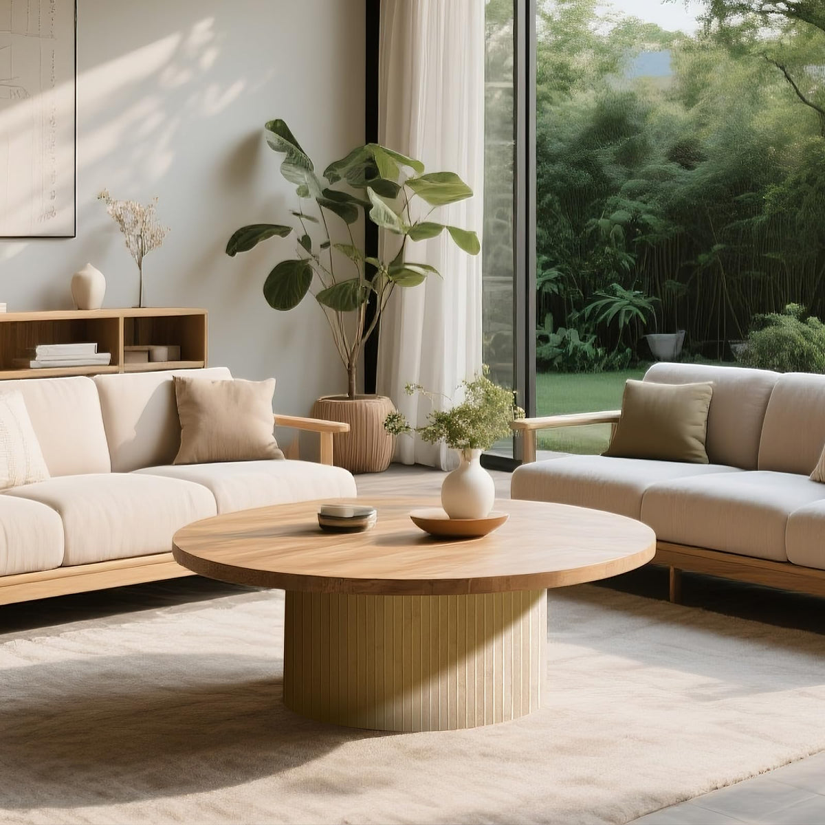 AMZDEPOT bamboo panel for office furniture elevates accents with organic texture