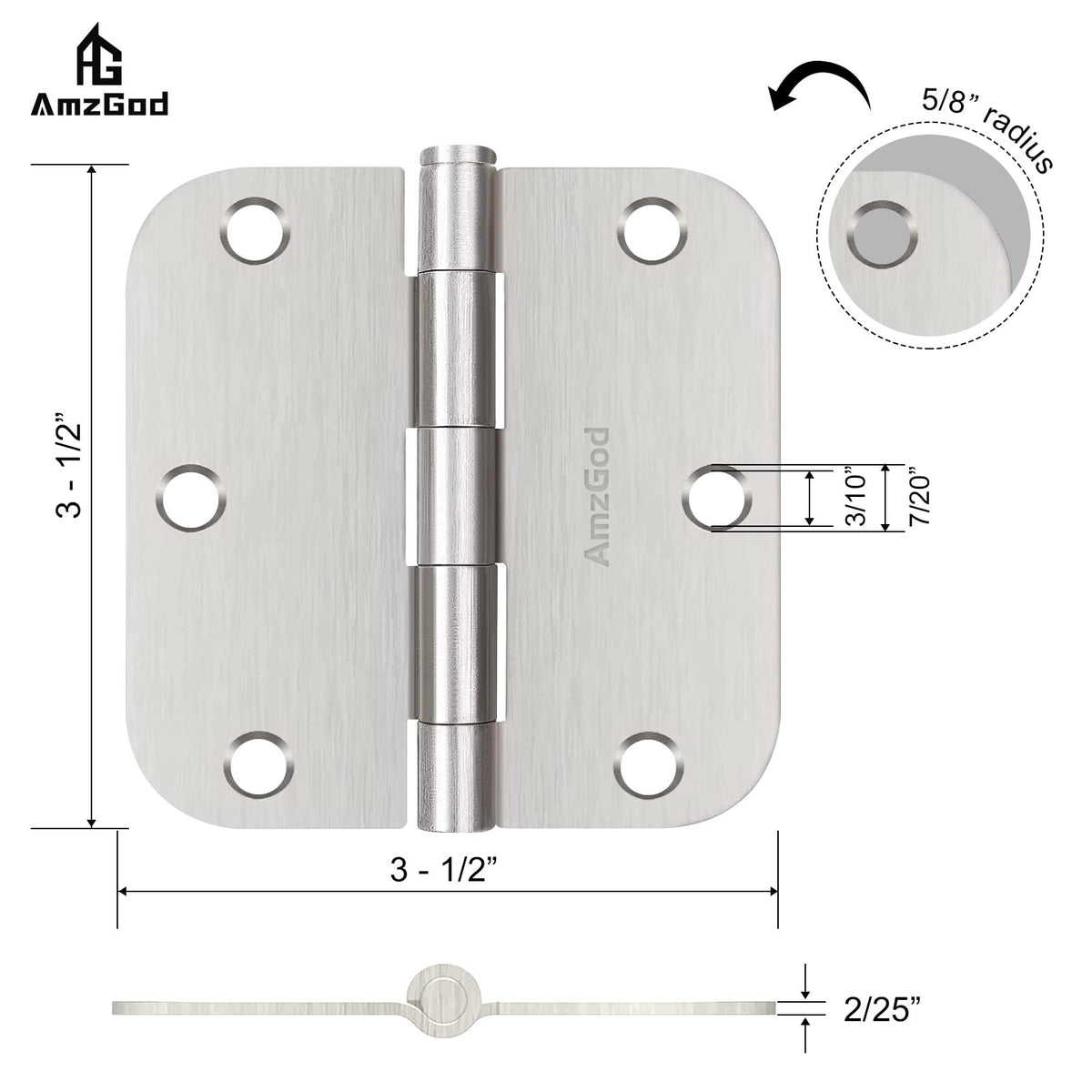 AmzGod includes 294 screws for quick, secure installation