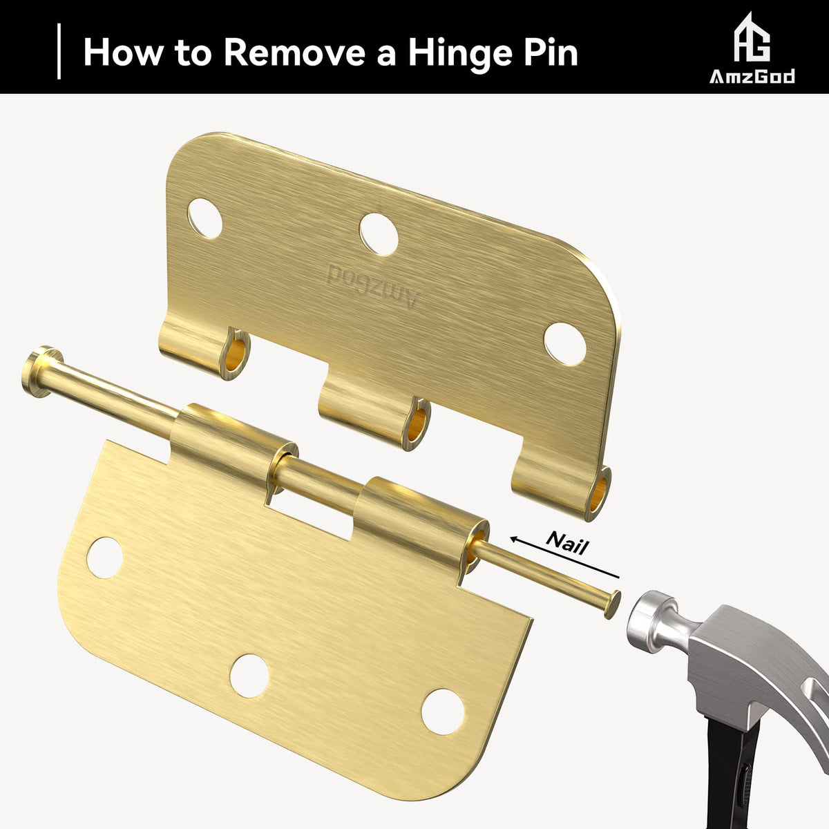 AmzGod hinges ANSI/BHMA tested for finish and durability