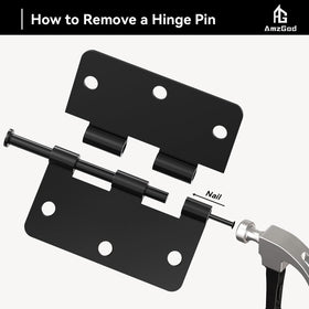 AmzGod ANSI/BHMA tested hinge for safety and durability