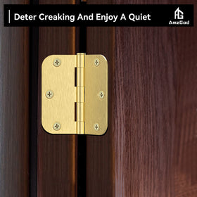 AmzGod hinge set includes 30 hinges and 210 screws for quick installation