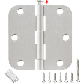 AmzGod brushed nickel door hinges, 30-pack, for easy interior upgrades
