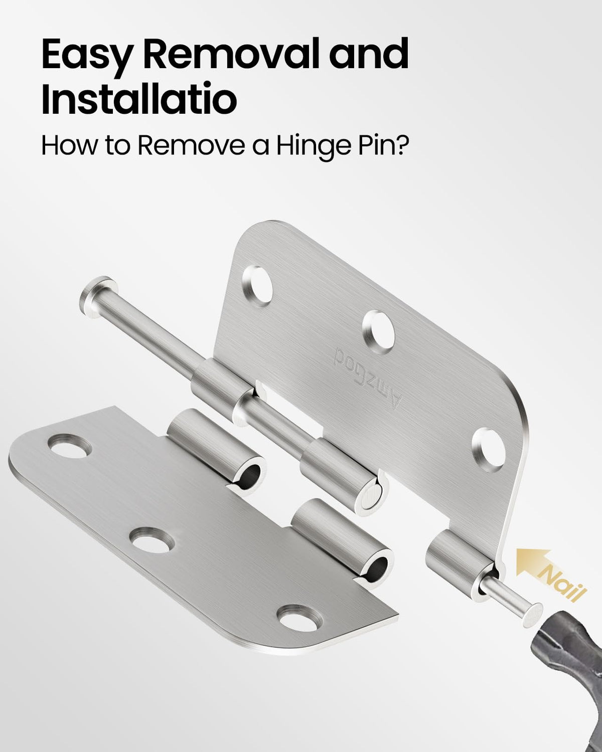 AmzGod included screws for secure mounting and rust resistance
