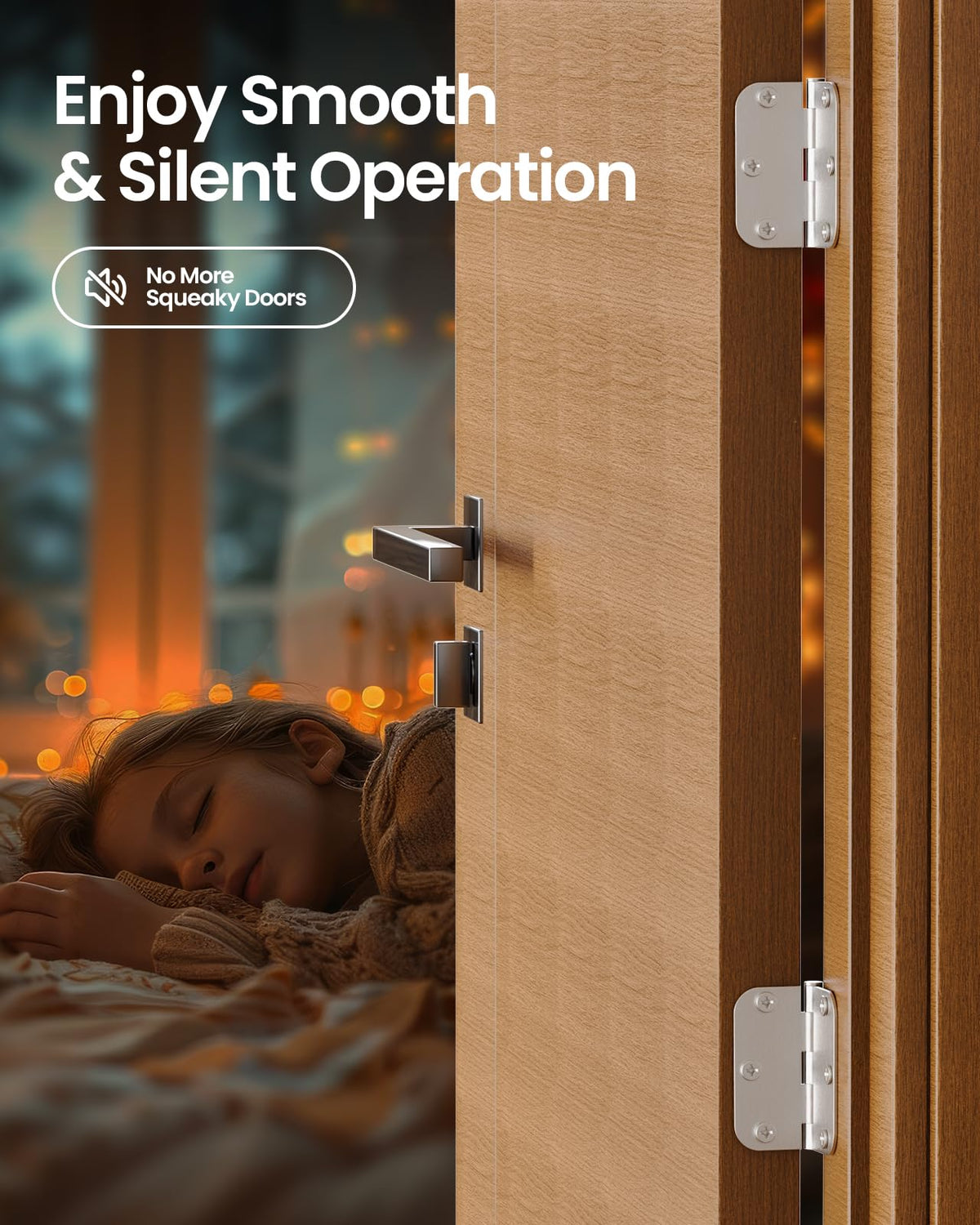 AmzGod hinges fit interior and exterior doors for renovation projects