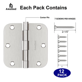 AmzGod solid iron hinges deliver long-lasting interior performance