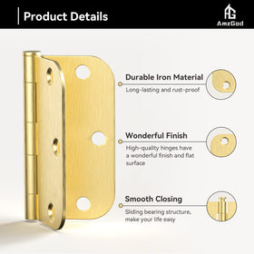 AmzGod included 1-inch screws for secure hinge installations
