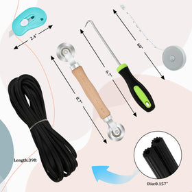 Amzjjle hook, ruler, and cutter simplify accurate screen repairs.