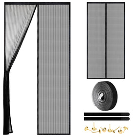 Amzjjle magnetic screen door self-sealing for hands-free entry and bug protection.