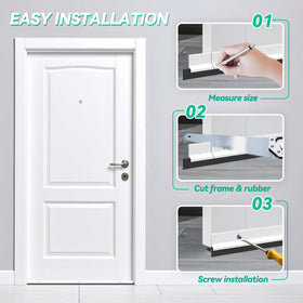 AMZNOVA durable vinyl seal provides quiet operation and long-lasting performance