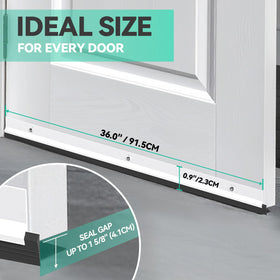 AMZNOVA dust and draft blocker helps reduce energy loss on exterior doors