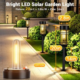 Amzrap outdoor light with auto on/off for dusk-to-dawn use