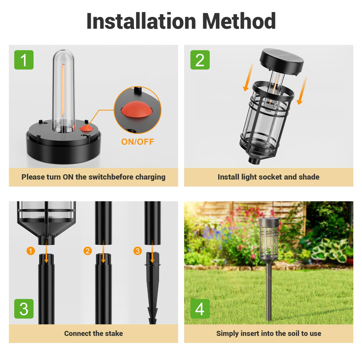 Amzrap yard and driveway illumination for landscapes