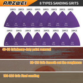 AMZWEI 266CS carbon steel backing plate resists warping for consistent sanding.