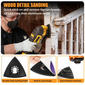 AMZWEI 266CS universal adapters fit popular oscillating tools for versatile use.