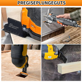 AMZWEI 3-clips adapter ensures quick, secure blade changes.