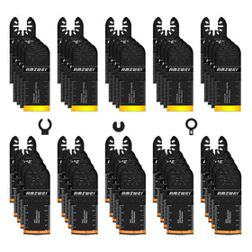AMZWEI 50pcs multi-tool blades set for versatile DIY and professional cuts