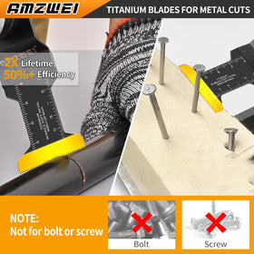 AMZWEI curved-edge blades for wood drywall and plastic accuracy