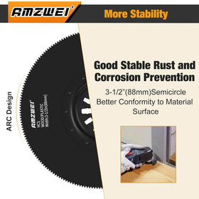 AMZWEI blades deliver durable cutting performance across tough materials