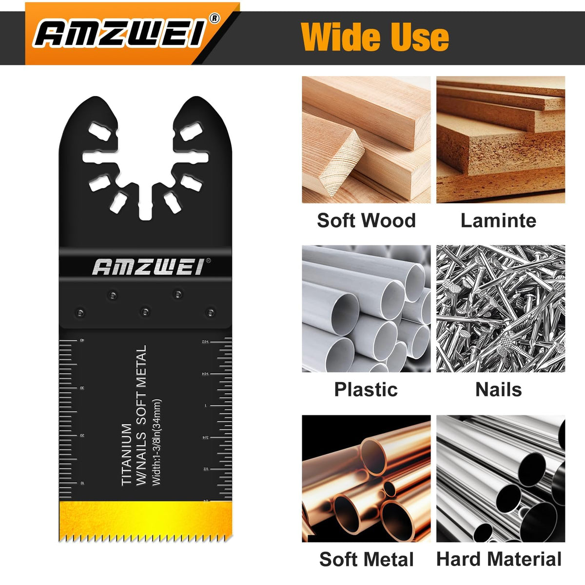 AMZWEI high-quality materials ensure long life and durable performance.