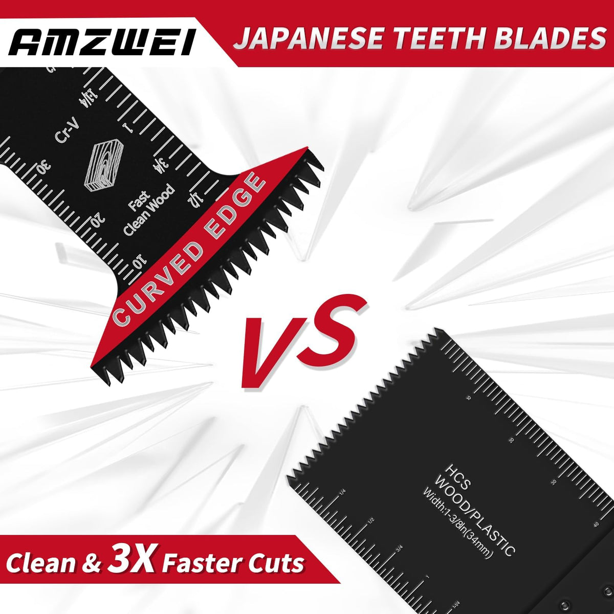 AMZWEI long-reach blade enables precise plunges in tight spaces