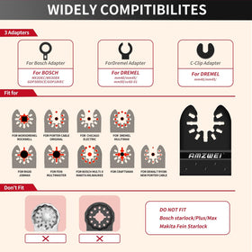 AMZWEI blades for nails and metal cutting in construction projects