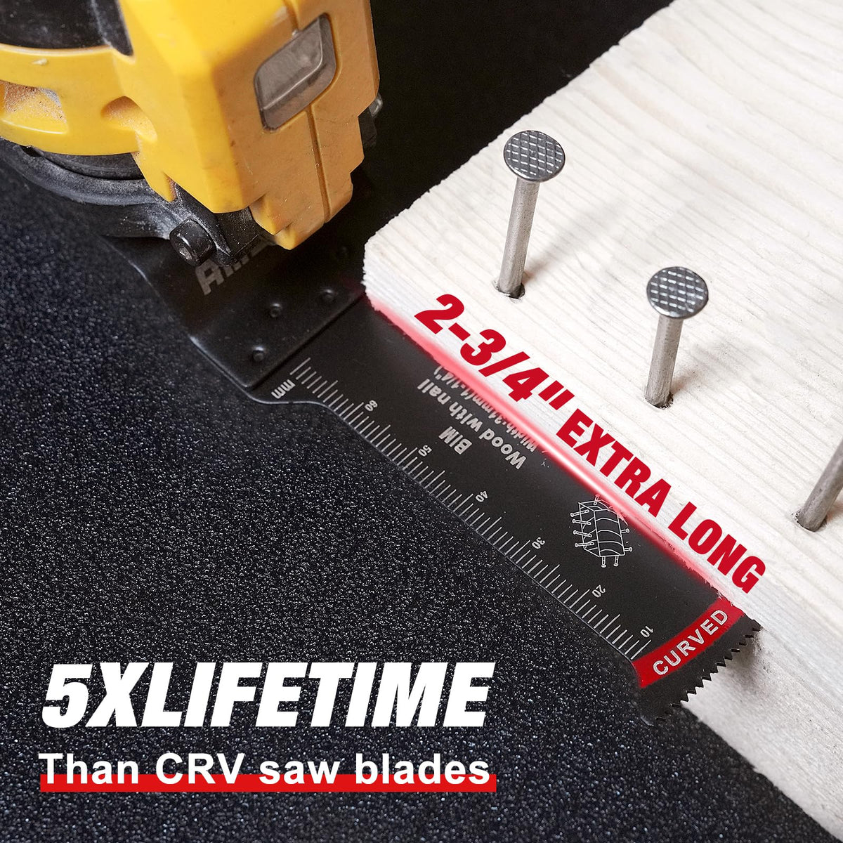 AMZWEI curved-edge blade delivering stable, precise starts.