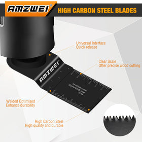 AMZWEI universal-fit blades work with most multi-tools.