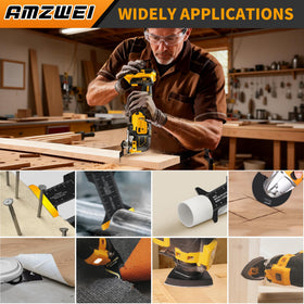 AMZWEI universal-fit design works with DeWalt, Milwaukee, Dremel, and other brands.