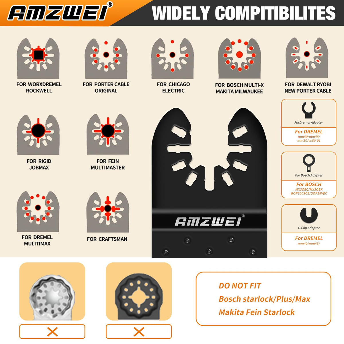 AMZWEI well-packaged blades minimize transit damage during handling