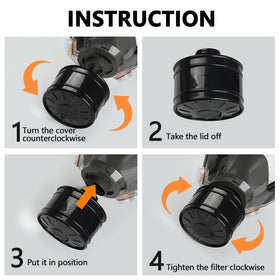 AMZYXUAN versatile respirator suitable for industrial, lab, and home projects.