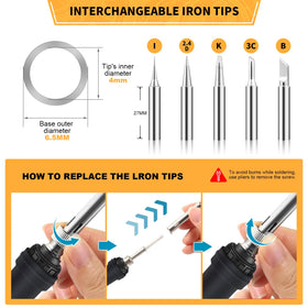 ANBES soldering tips collection enabling versatile joints for projects