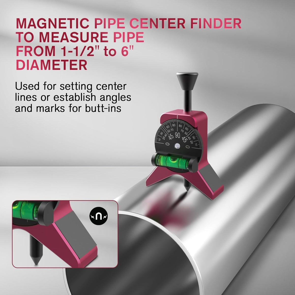 Anblak Y-shaped design held in hand for precise pipe layout
