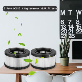 ANBOO two-pack replacement filters ensure continuous cleaning