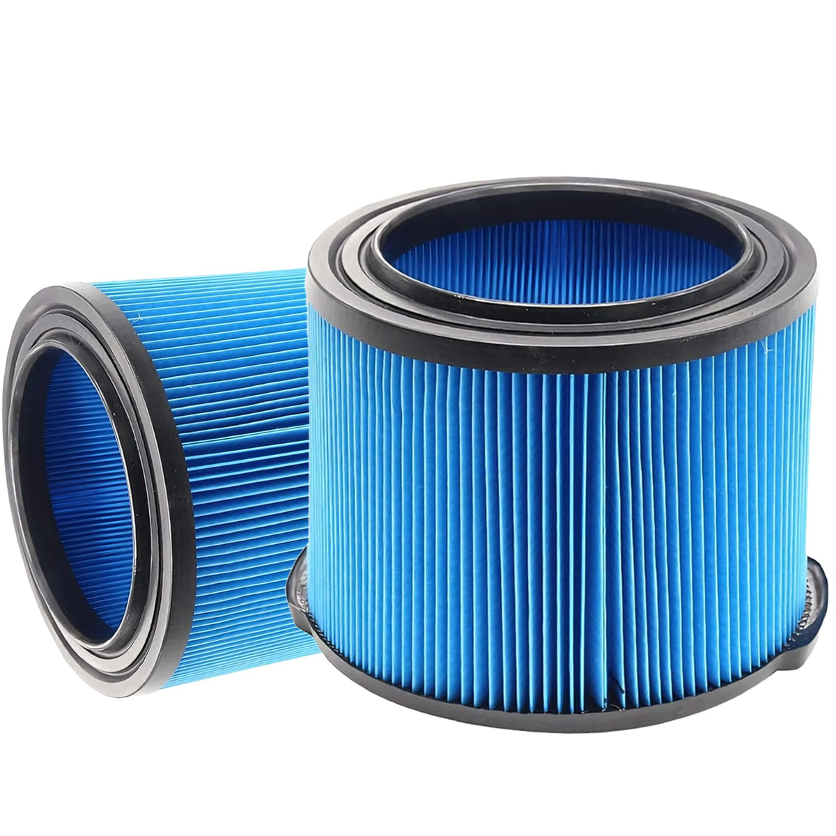 ANBOO VF3500 two-pack replacement filter for Ridgid vacuums, showing direct-fit design.