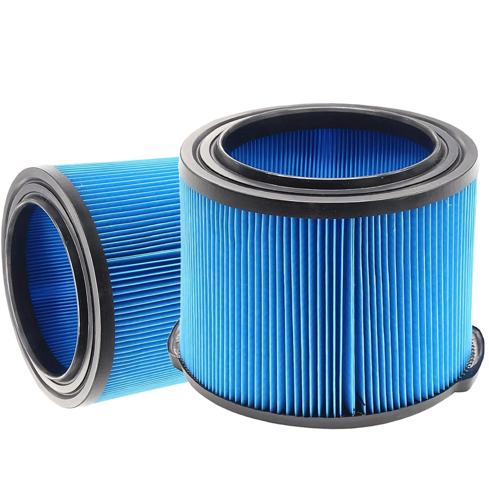 ANBOO VF3500 two-pack replacement filter for Ridgid vacuums, showing direct-fit design.