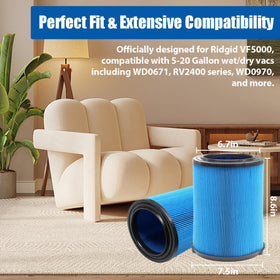 ANBOO VF5000 uses a 3-layer design to maximize dust holding capacity.