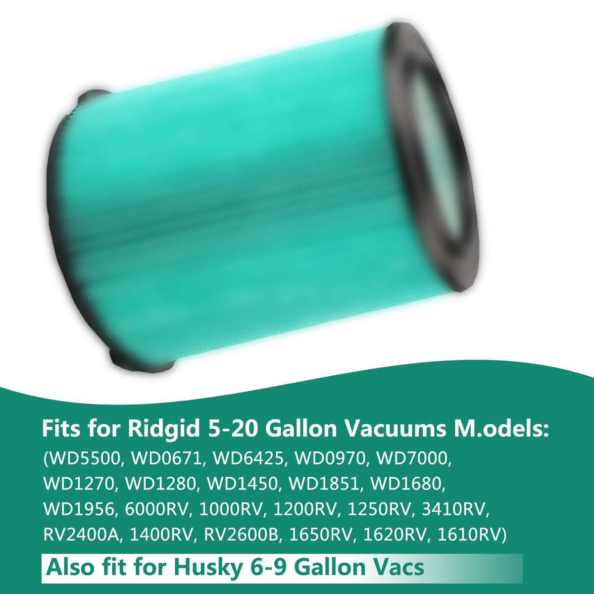 ANBOO VF6000 washable filter, reusable for extended vacuum life.