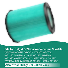 ANBOO VF6000 washable filter, reusable for extended vacuum life.