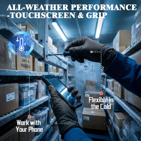 ANBOSON 100-piece disposable gloves packaging for teams