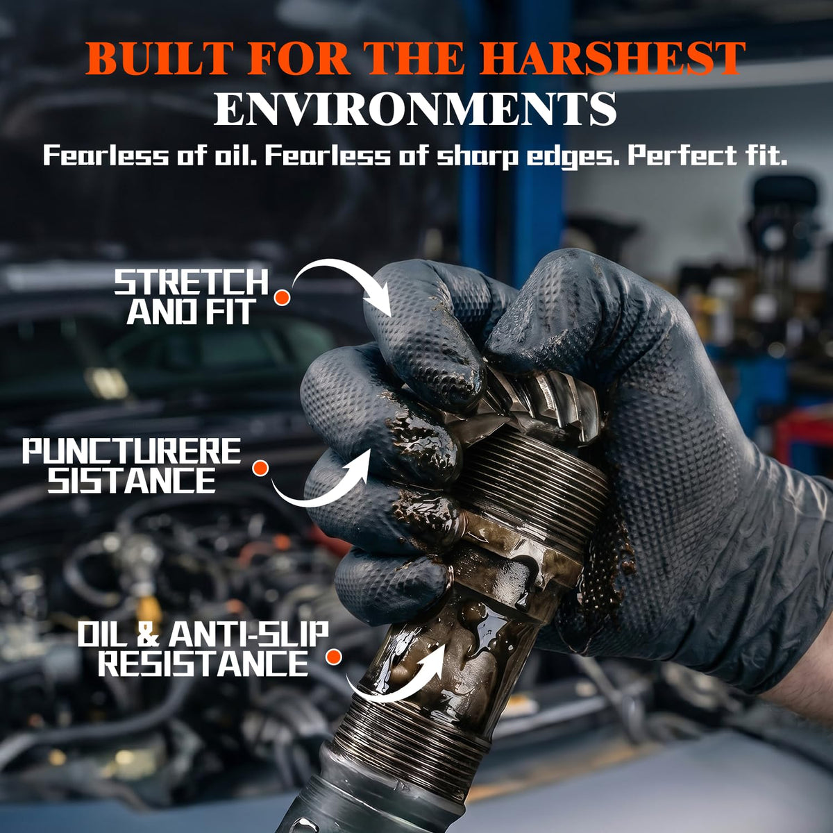 ANBOSON gloves ideal for auto repair and workshop tasks.