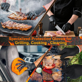 ANBOSON heat-resistant gloves for home chefs and BBQ enthusiasts