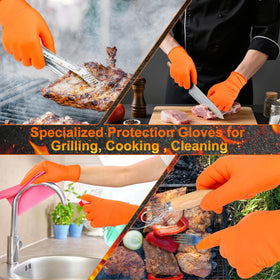 ANBOSON gloves support grilling, cooking, and garden chores with flexible protection.