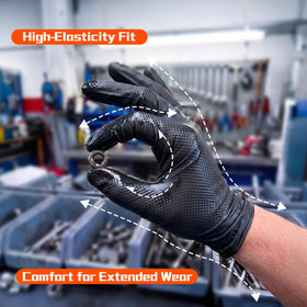 ANBOSON gloves available in black, orange, and green.